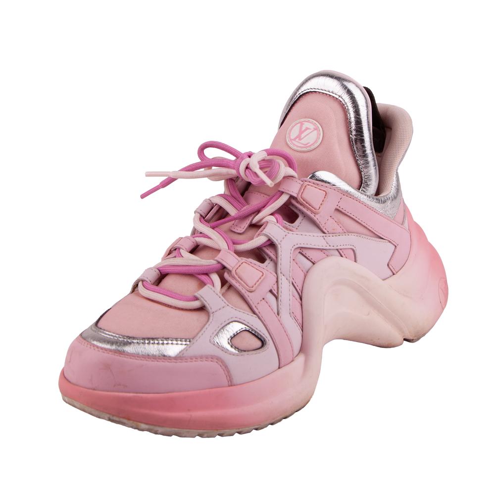 Louis Vuitton Size 40 Pink Archlight Sneakers