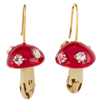 Marni Red Mushroom Earrings