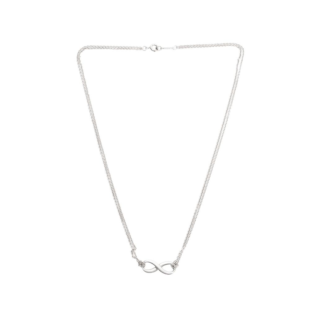 Tiffany + Co.Silver Infinity Necklace