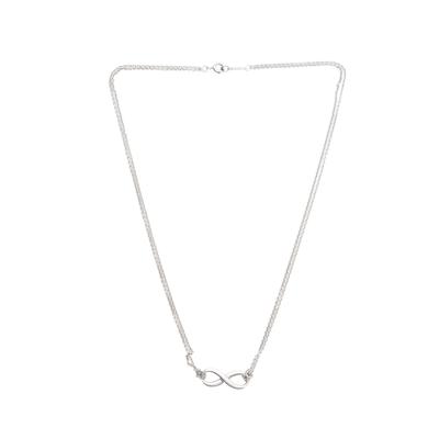 Tiffany + Co. Silver Infinity Necklace