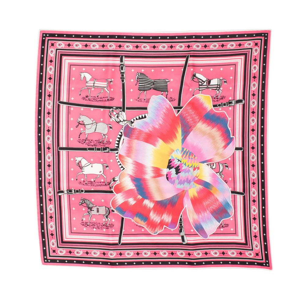 Hermès Marble Applique Couvertures Et Tenues De Jour 55 Scarf