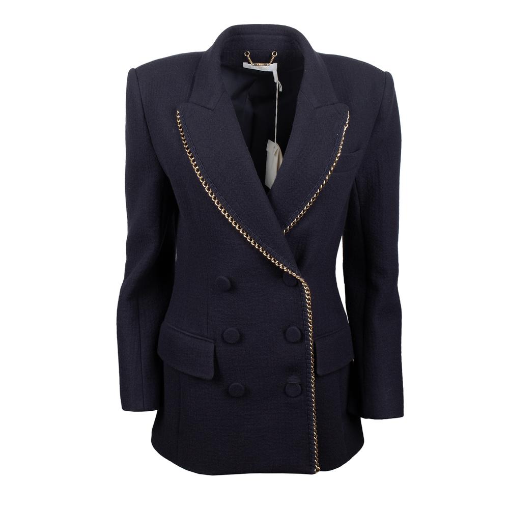 Chloé Chain- Link Size 38 Double- Breasted Blazer