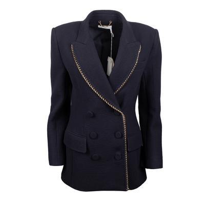 Chloé Chain-Link Size 38 Double-Breasted Blazer