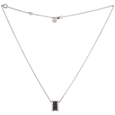Bvlgari Silver Ceramic Save the Children Necklace