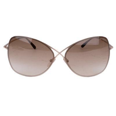 Tom Ford Gold Butterfly Sunglasses