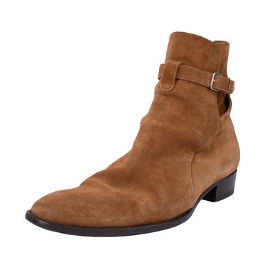 Aquatalia Size 6 Taupe Suede Bootie