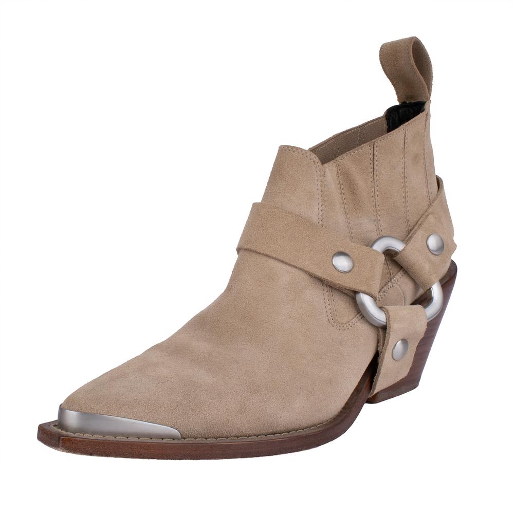 Zadig + Voltaire Size 39 Tan Suede Ankle Boots