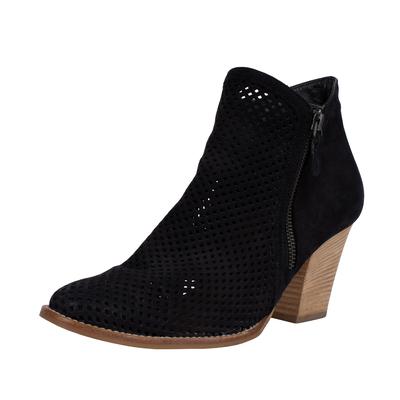 Paul Green Size 6.5 Black Leather Ankle Boot