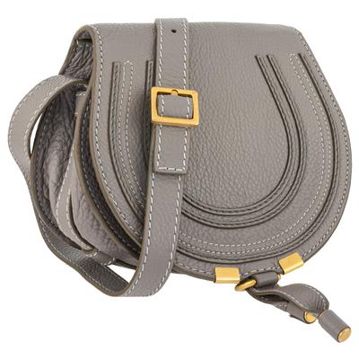 Chloe Size Small Grey Marcie Saddlebag