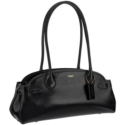 Coach Black Glazed Empire Handbag