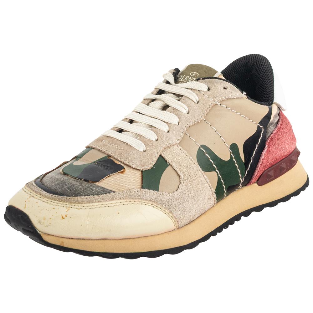 Valentino Size 38 Camo Sneakers