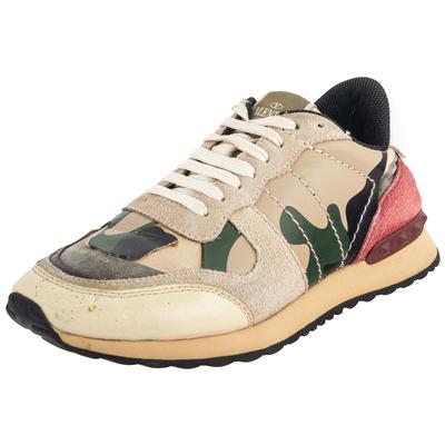 Valentino Size 38 Camo Sneakers