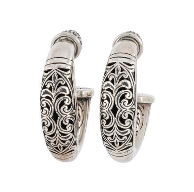 Konstantino Sterling Silver 18K Gold Hoops Earrings