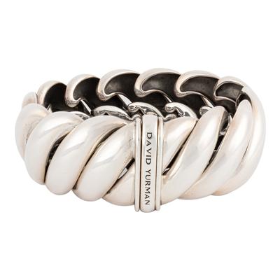 David Yurman Sterling Silver Sculpted Bracelet
