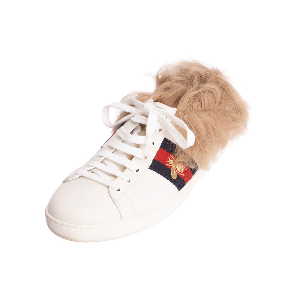 Gucci Size 11 Furry Sneakers