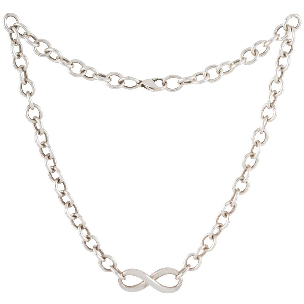 Tiffany & Co.Sterling Silver Infinity Necklace