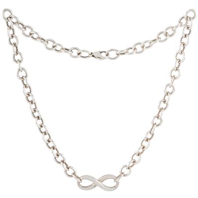 Tiffany & Co. Sterling Silver Infinity Necklace