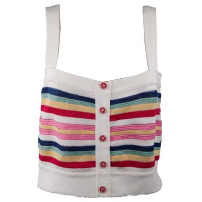 Chanel Size Large Striped Tank Top