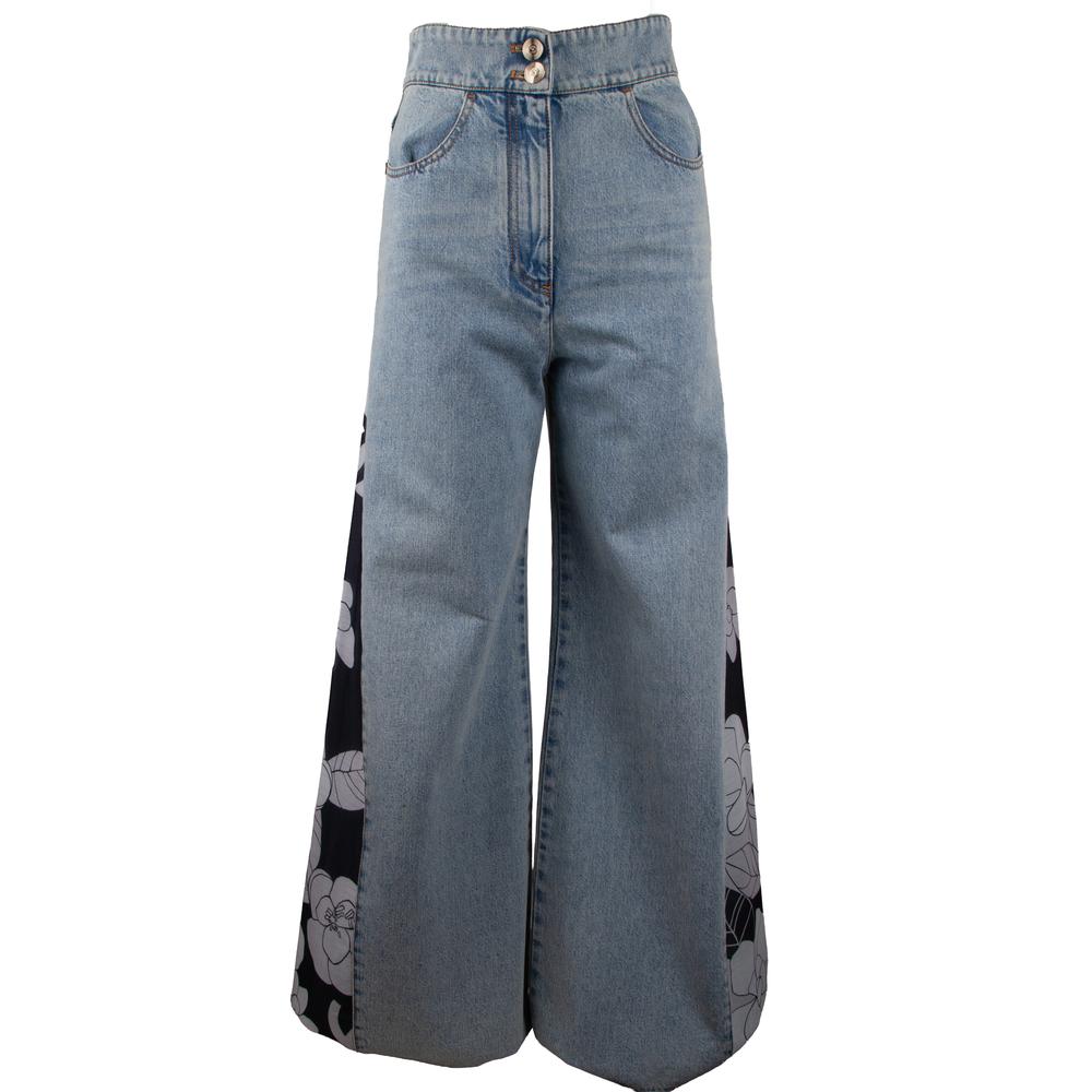 Chanel Size 38 Wide Leg Jeans