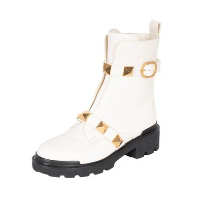 Valentino Roman Stud Size 37 Combat Boots