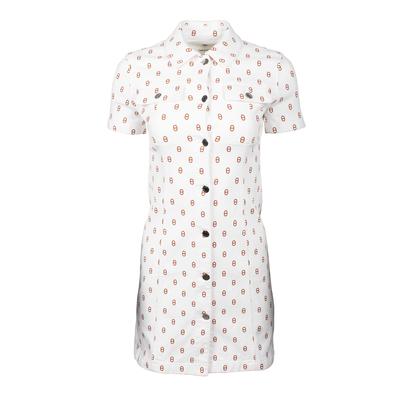 Hermès Chaine D'Ancre Size 36 Mini Dress