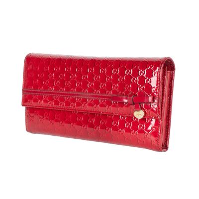 Gucci Micro Guccissima Interlocking Long Wallet