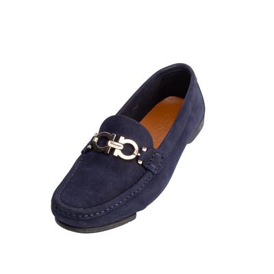 Salvatore Ferragamo Navy Size 7.5 Shoe