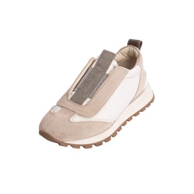 Brunello Cucinelli Size 36 Taupe Sneakers
