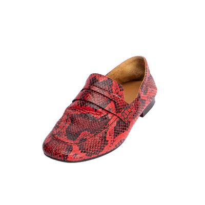 Isabel Marant Size 36 Red Snakeskin Shoe