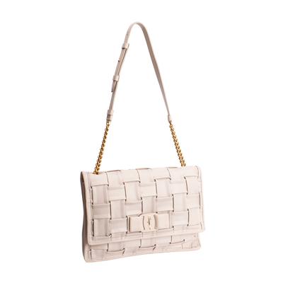 Salvatore Ferragamo Cream Handbag