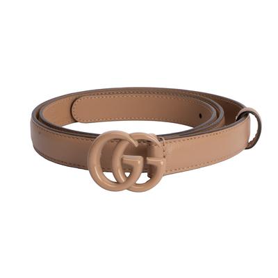 Gucci Nude Skinny Belt