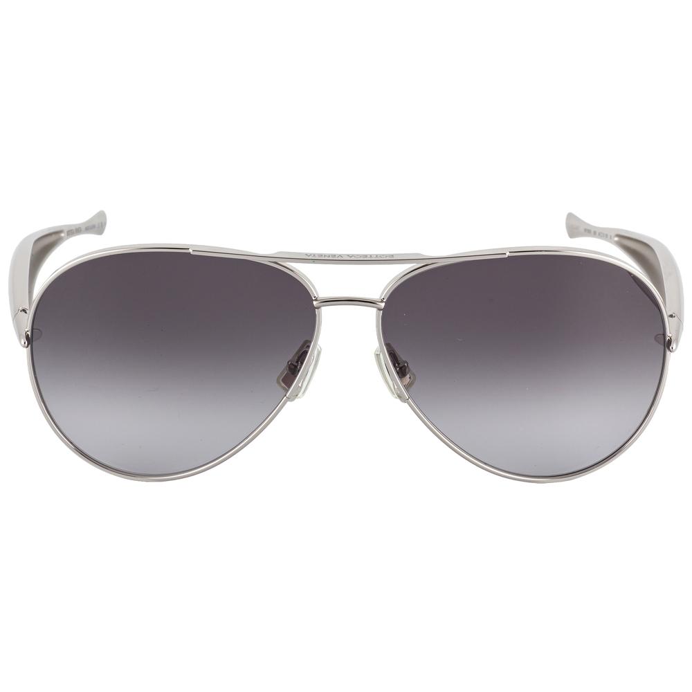Bottega Veneta Silver Aviator Sunglasses
