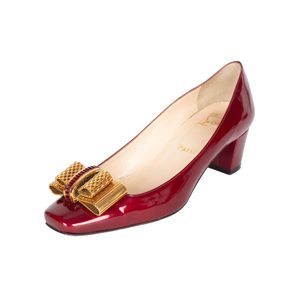 Christian Louboutin Size 36.5 Bow Pumps