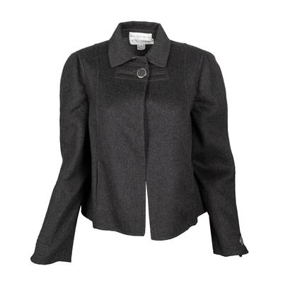 Oscar de la Renta Cropped Single Button Size 12 Jacket