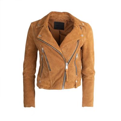 All Saints Size 2 Brown Suede Jacket