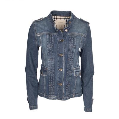 Burberry Size 6 Blue Denim Jacket