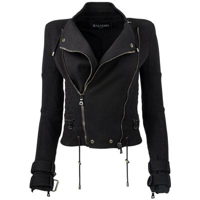 Balmain Size 34 Black Jacket