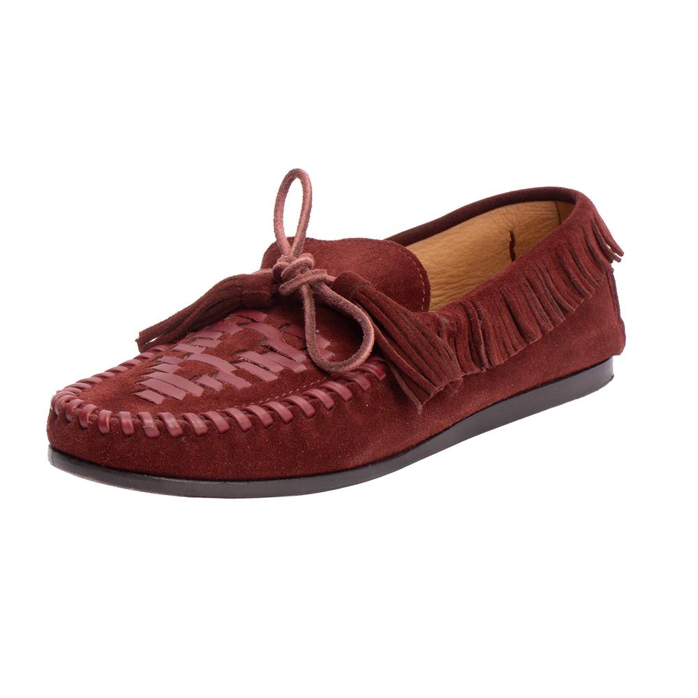 Isabel Marant Size 39 Burgundy Mocasins