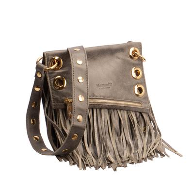  Hammitt Grey Fringe Bag