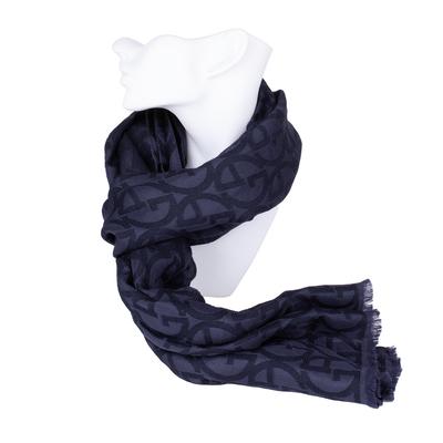 Giorgio Armani Blue Monogram Scarf