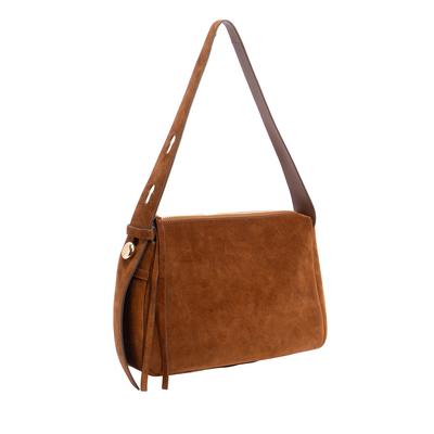 Brown Suede Tory Burch Tote