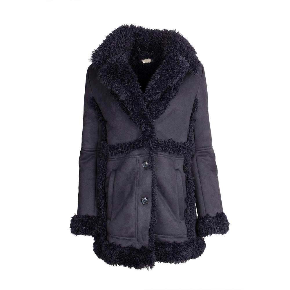 Zadig + Voltaire Navy Medium Shearling Jacket