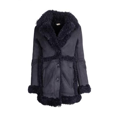 Zadig + Voltaire navy Medium Shearling Jacket