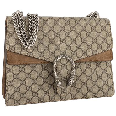 Gucci Brown Supreme Dionysus Handbag