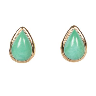 14KYG Sleeping Beauty Turquoise Earrings