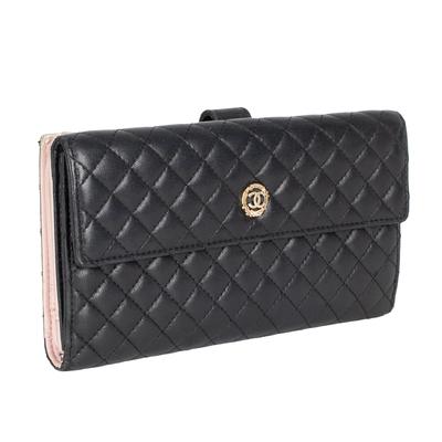 Chanel Micro Quilted CC Flap Continental Wallet