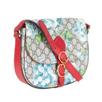 Gucci GG Supreme Blooms Linea A Satchel