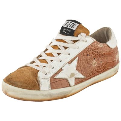 Golden Goose Size 39 Tan Super-Star Sneakers