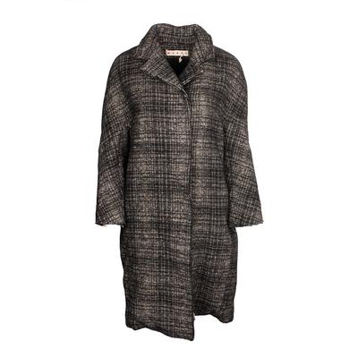  Marni Grey Tweed Long Jacket  