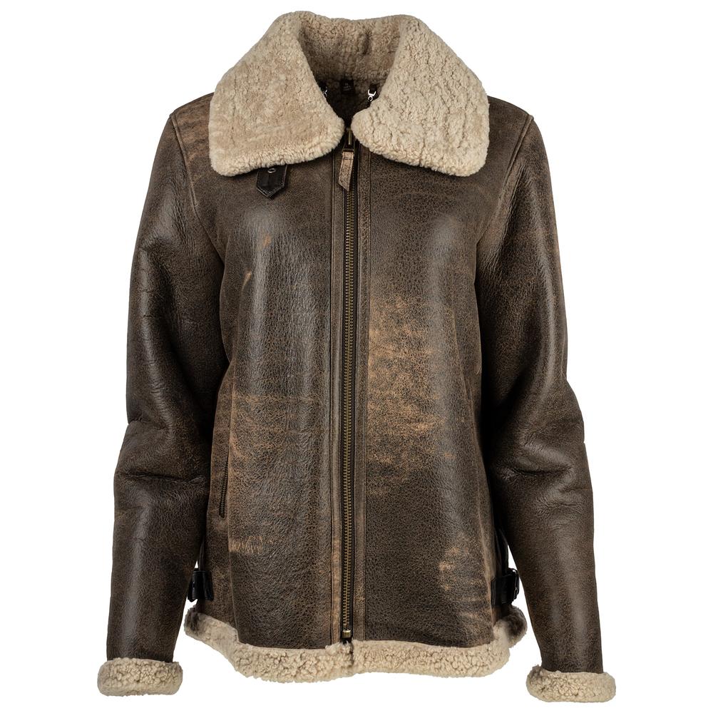 Overland Size Xl Brown Sheepskin Jacket